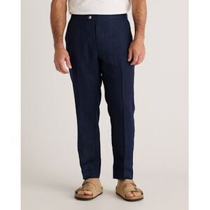 Quince Men 100% European Linen Dress Pants Deep Navy 30X30